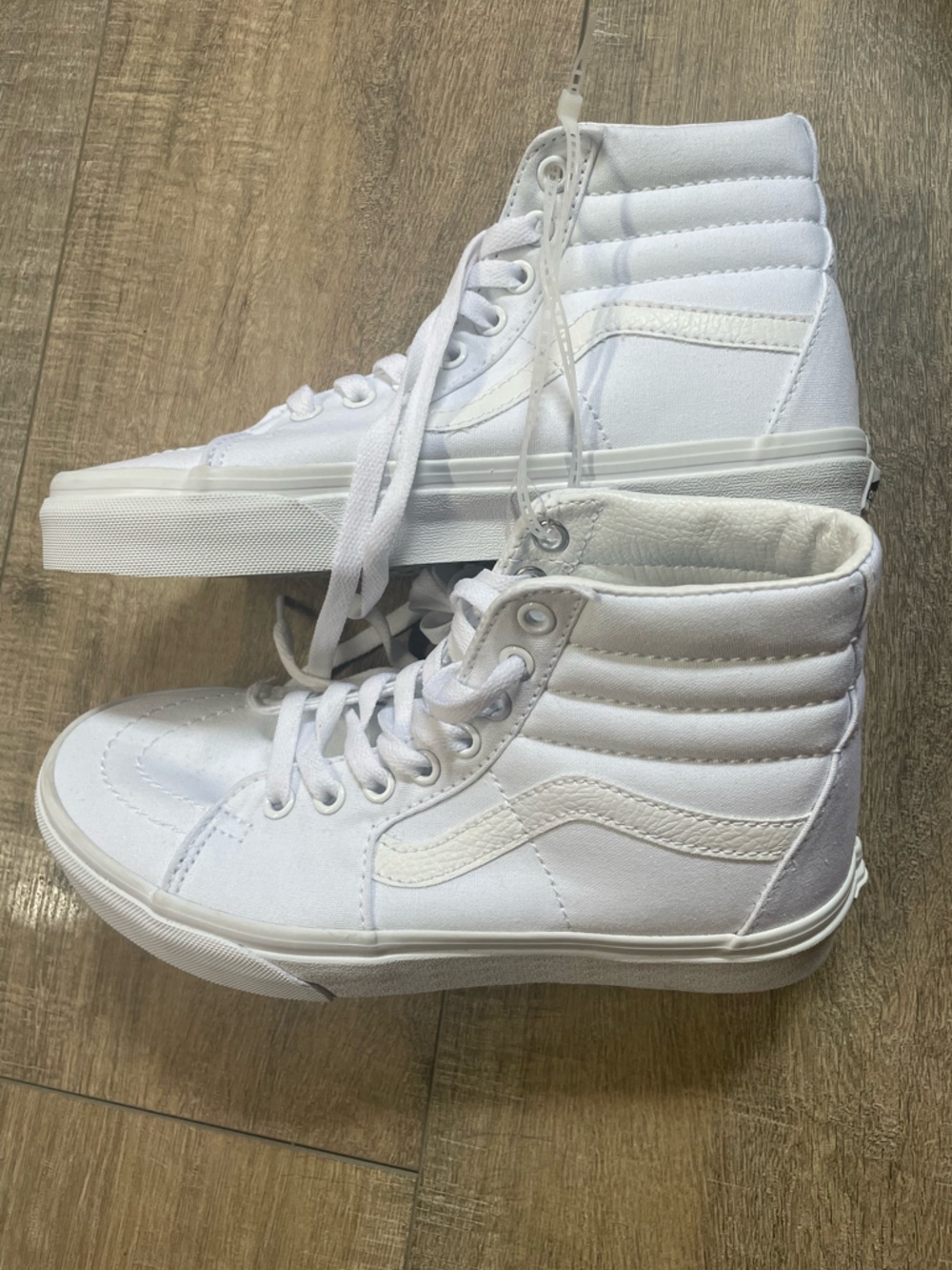 Vans  All White High-Top Canvas Classic Timeless Skate Sneakers